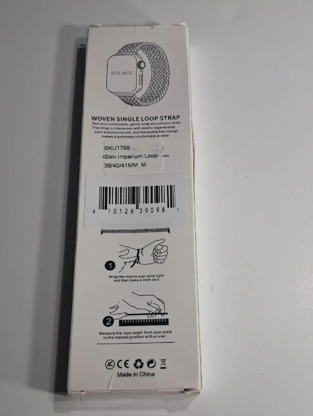 Solace Slim Imperium Loop for Apple Smart Watch Band- Agave